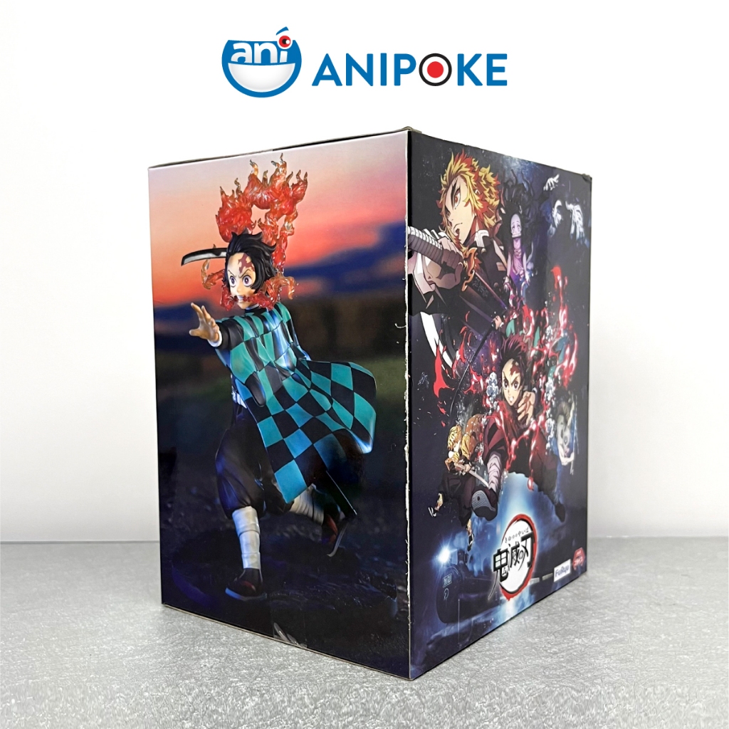 Mô hình Tanjiro hơi thở mặt trời  EXceed Creative figure - Kimetsu no yaiba chính hãng (Nhập từ Nhật Full box)