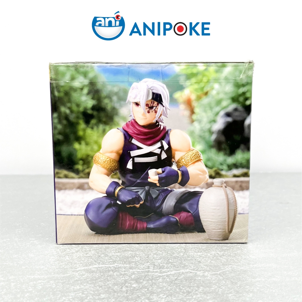 Mô hình Âm Trụ Tengen Uzui uống rượu- Kimetsu no yaiba chính hãng Sega, (Nhập từ Nhật Full box)  F37-06