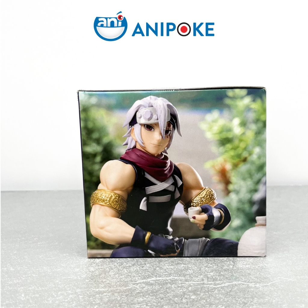 Mô hình Âm Trụ Tengen Uzui uống rượu- Kimetsu no yaiba chính hãng Sega, (Nhập từ Nhật Full box)  F37-06