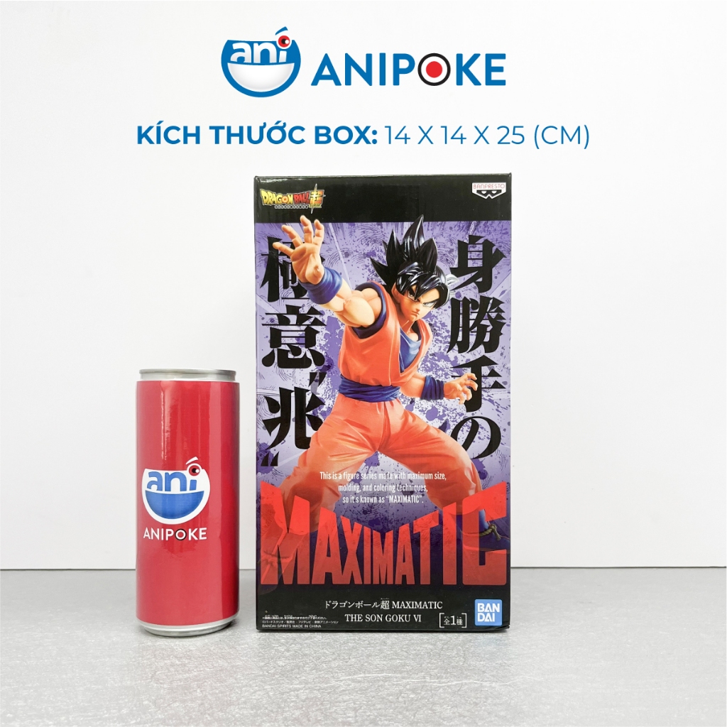 Mô hình The Son Goku VI Maximatic Dragon Ball chính hãng Bandai (Nhập từ Nhật) F12-03