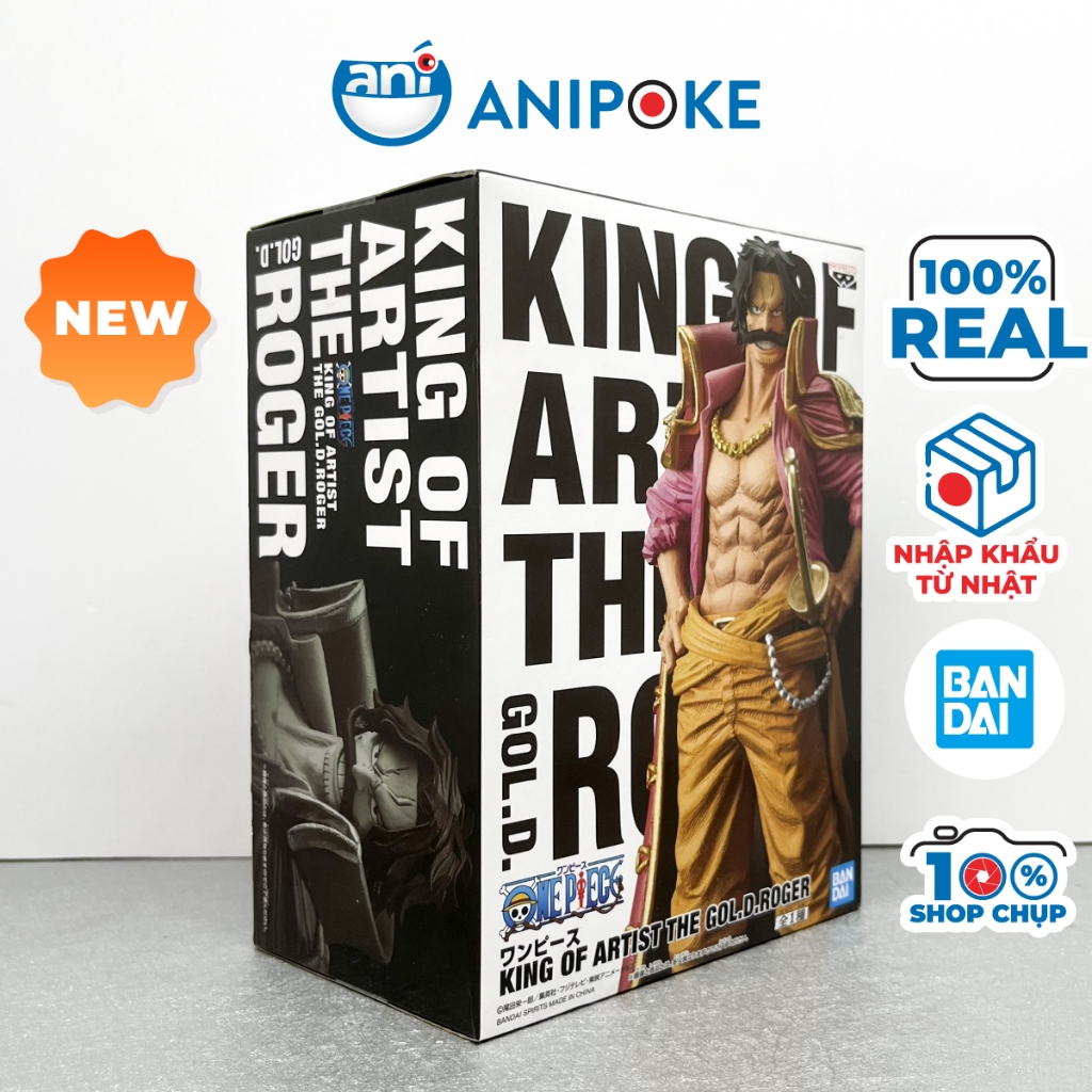Mô hình Gol. D. Roger King of The artist One Piece Đảo Hải Tặc mới, full seal, real- hàng nội Nhật  F43-01B