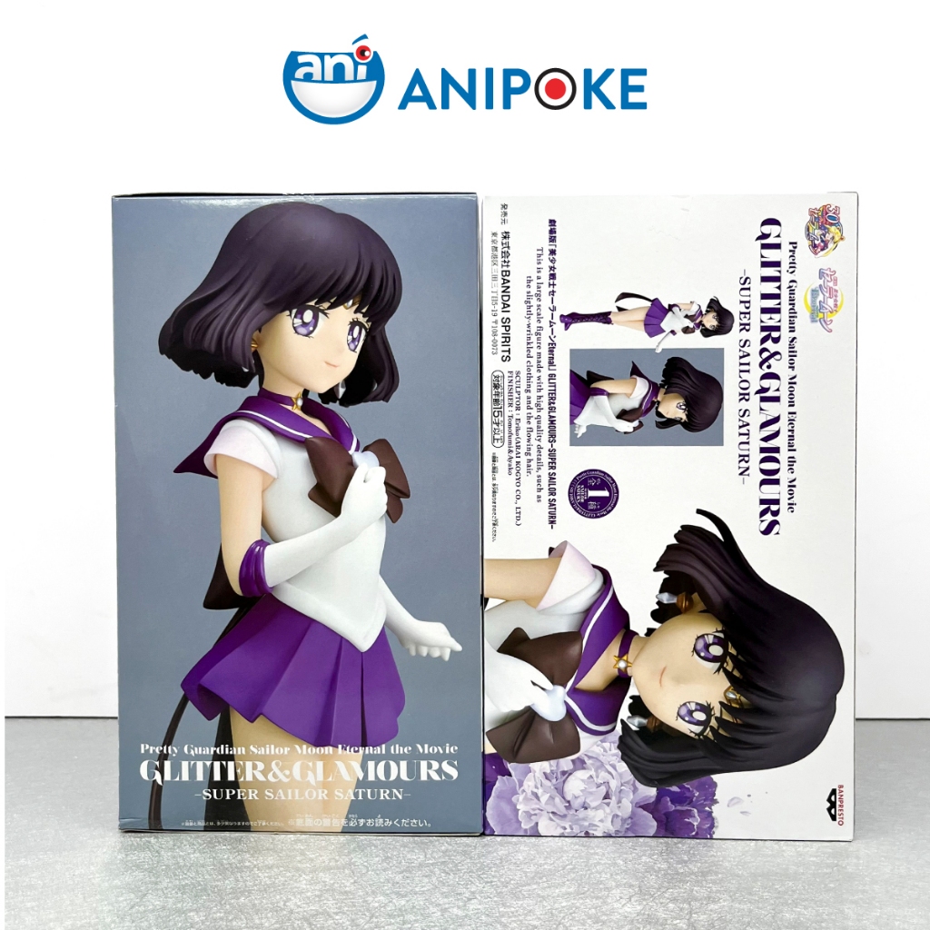 Mô hình Super Sailor Saturn Thủy Thủ Sao Thổ  Glitters and glamous New, full seal Bandai, hàng nội địa Nhật F43-05