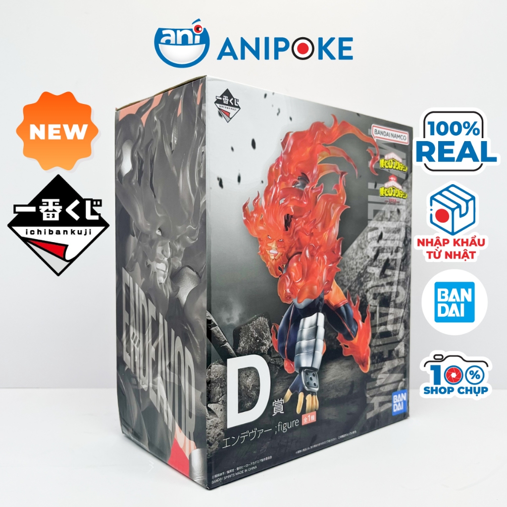 Mô hình Endeavor Hell Minefield Ichiban Kuji giải D My Hero Academia chính hãng Nhập từ Nhật  F45-15