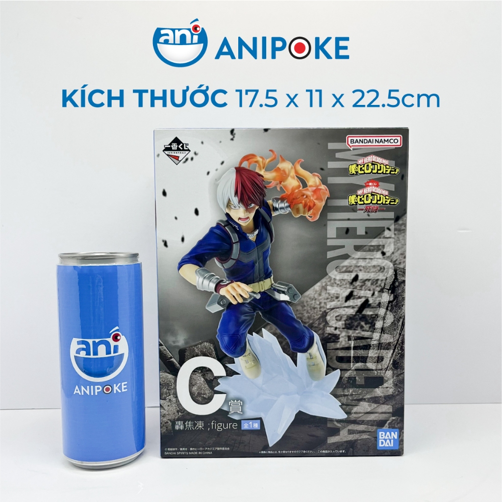Mô hình Ichiban Kuji Shoto Mortal Combat RANK c My Hero Academia chính hãng Bandai, Nhập từ Nhật  F45-14