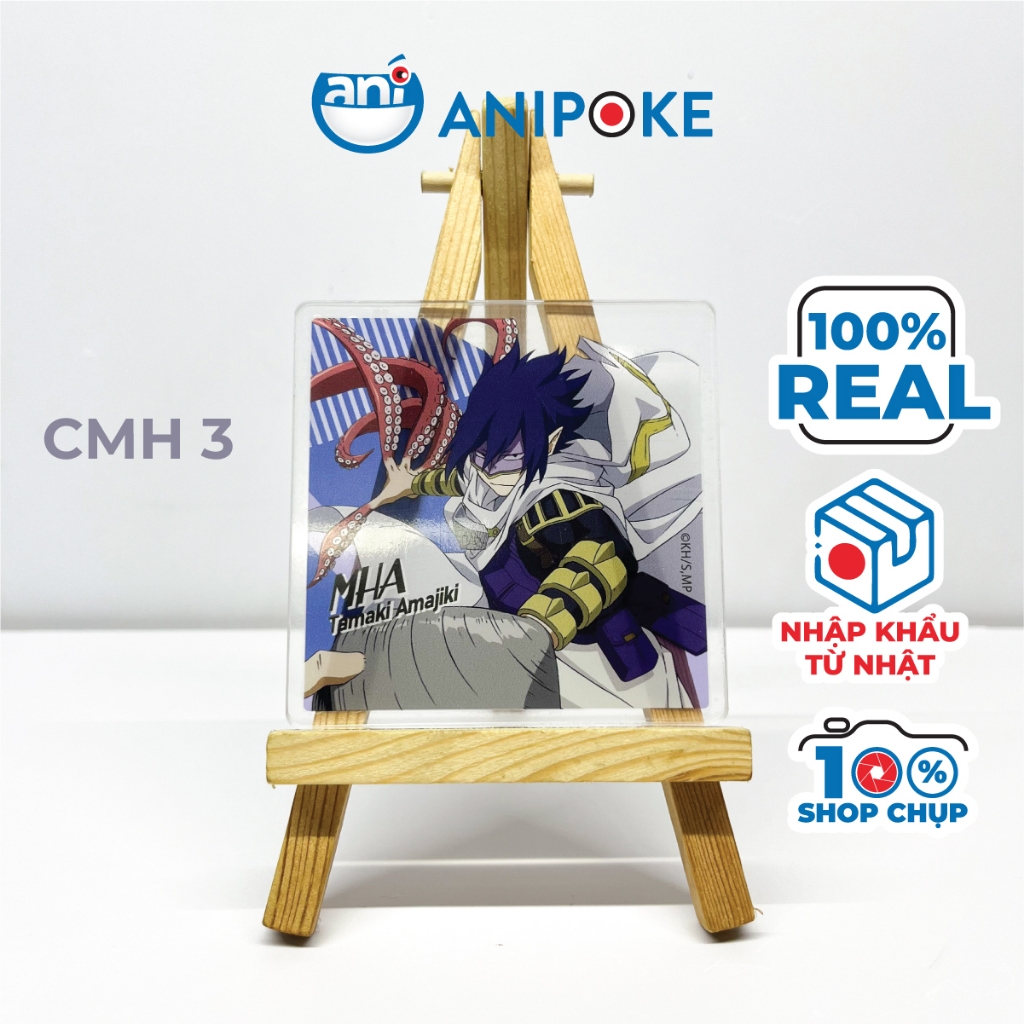 Coaster Acrylic Lót ly  Shoto Bakugo deku MHA chính hãng  nhập trực tiếp từ Nhật, Học viện anh Hùng