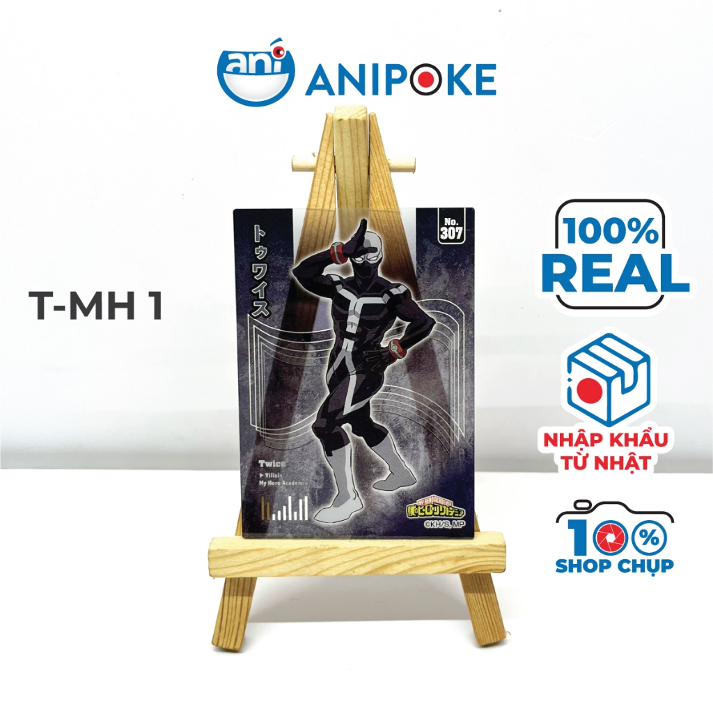Clear Card Thẻ hình Acrylic  My Hero Academia chính hãng, nhập trực tiếp từ Nhật, Học viện anh Hùng