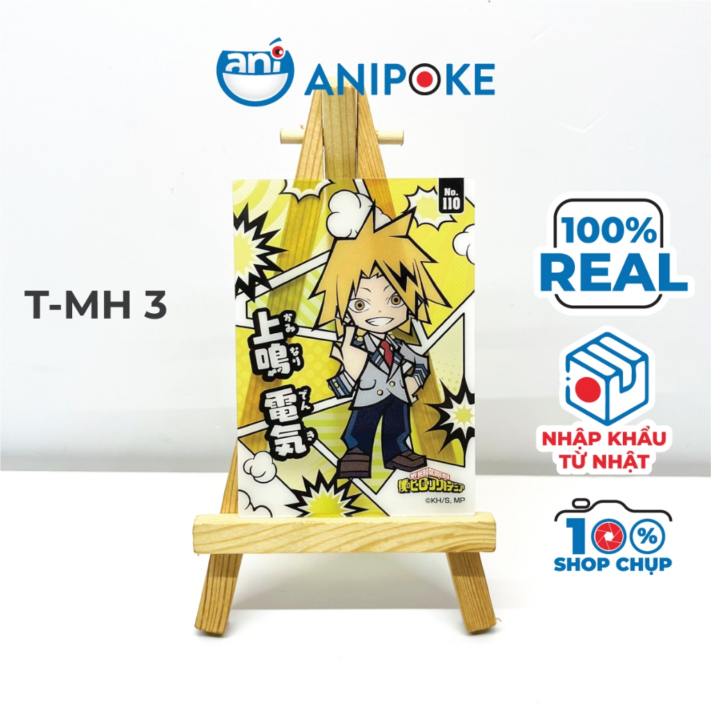 Clear Card Thẻ hình Acrylic  My Hero Academia chính hãng, nhập trực tiếp từ Nhật, Học viện anh Hùng