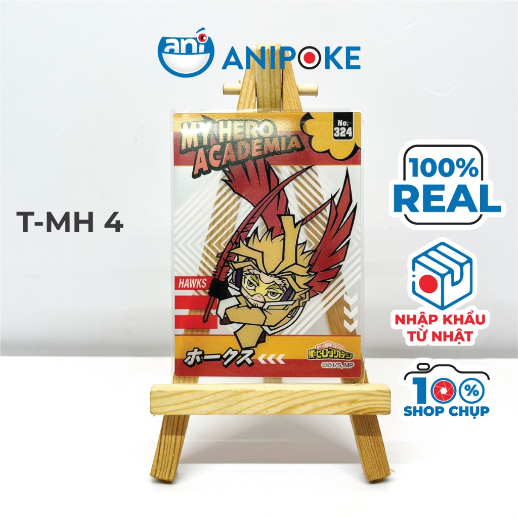 Clear Card Thẻ hình Acrylic  My Hero Academia chính hãng, nhập trực tiếp từ Nhật, Học viện anh Hùng