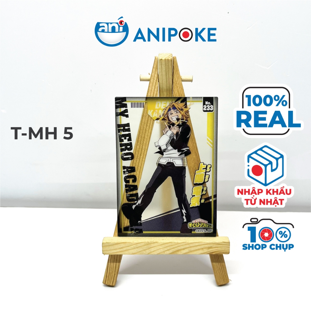 Clear Card Thẻ hình Acrylic  My Hero Academia chính hãng, nhập trực tiếp từ Nhật, Học viện anh Hùng