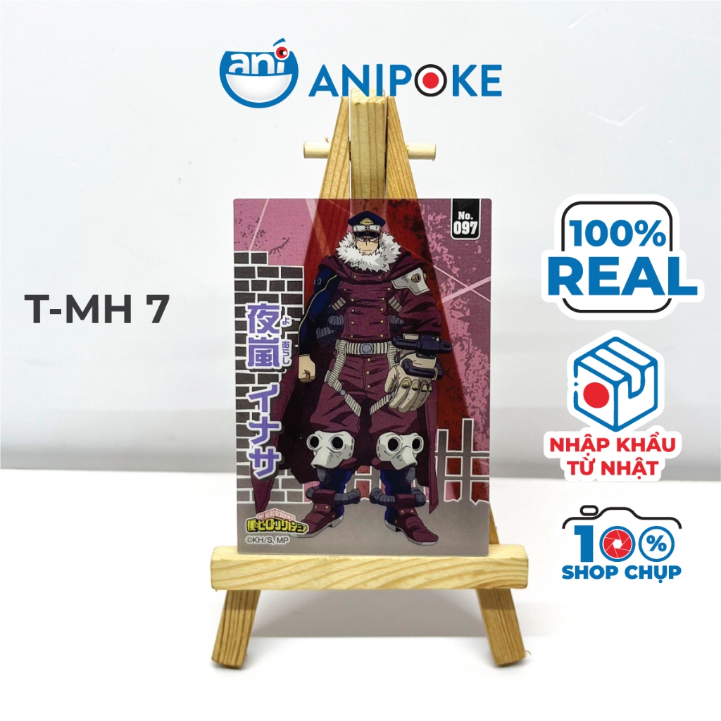 Clear Card Thẻ hình Acrylic  My Hero Academia chính hãng, nhập trực tiếp từ Nhật, Học viện anh Hùng