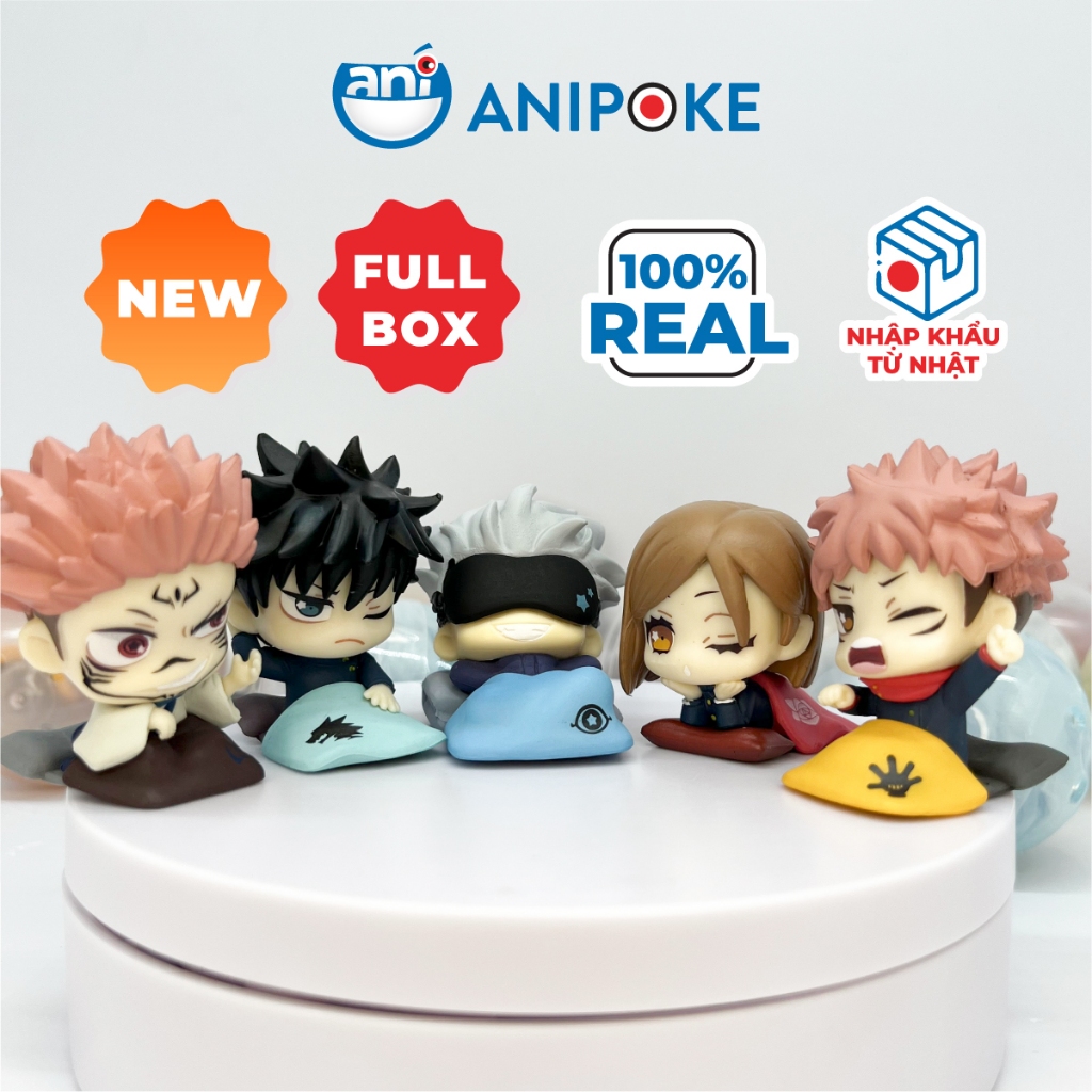 Trứng Gashapon Mô hình Onemutan Gojo, Itadori... Jujusu Kaisen chính hãng, Mới full hộp nhựa tròn, nhập từ Nhật