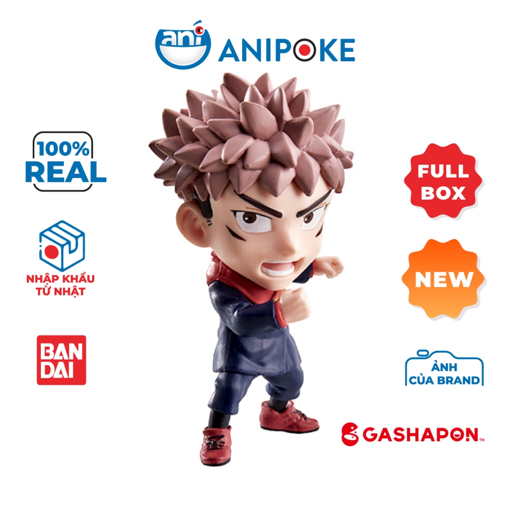 Trứng Gashapon Mô hình Chibi Master Figure Gojo, Yuji, Megumi  Jujusu Kaisen chính hãng  Nhật, Mới full box