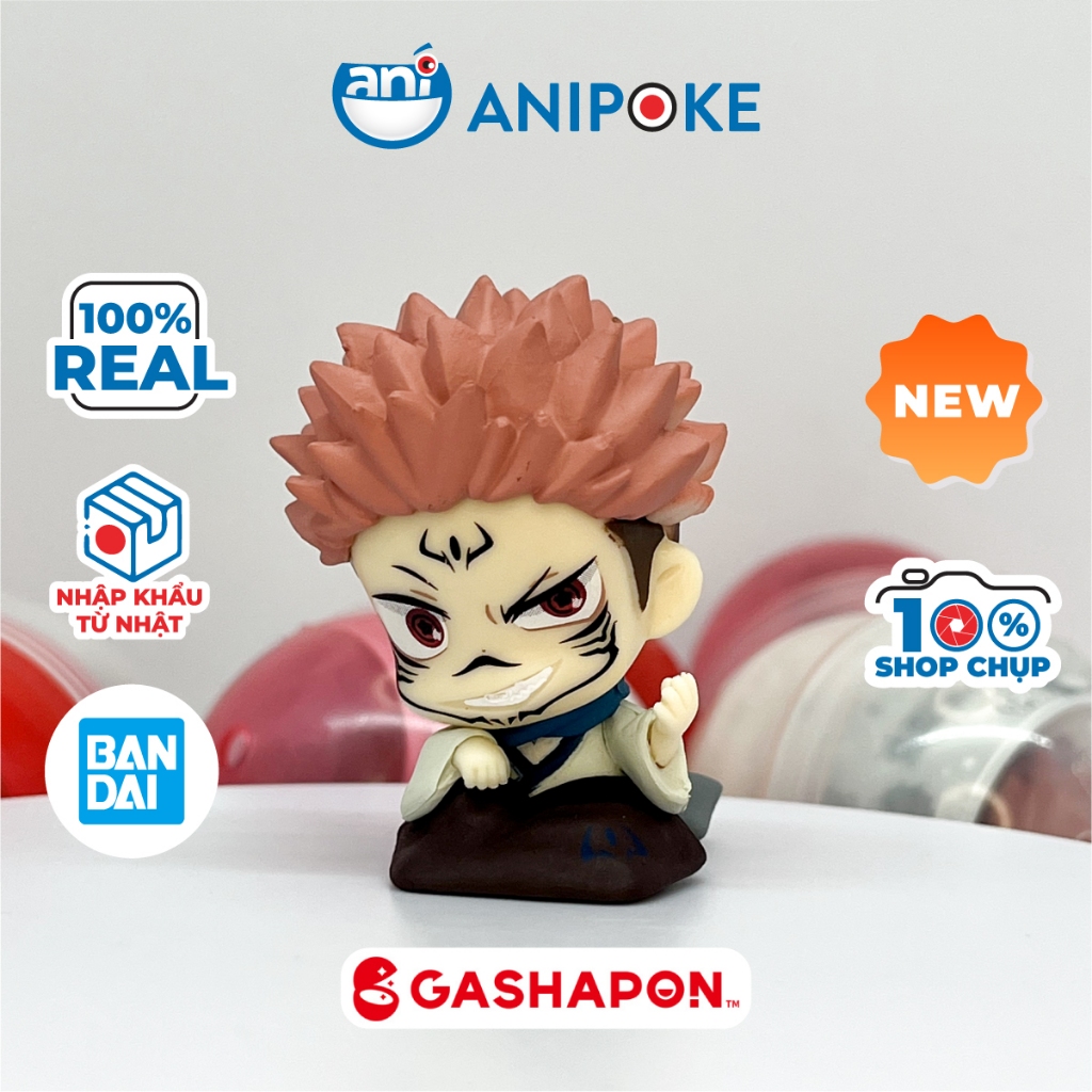 Trứng Gashapon Mô hình Onemutan Gojo, Itadori... Jujusu Kaisen chính hãng, Mới full hộp nhựa tròn, nhập từ Nhật