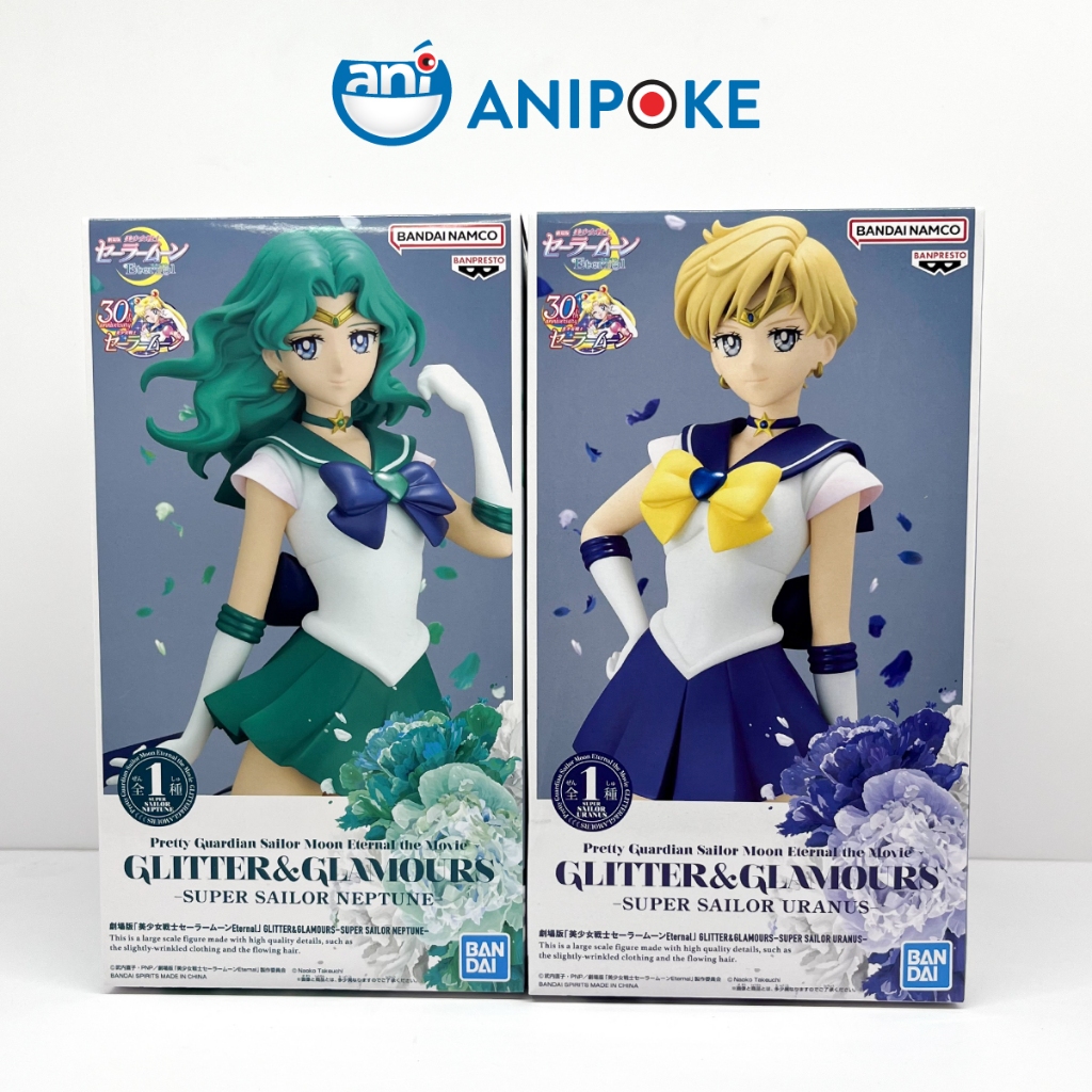 Mô hình Super Sailor Neptune Glitters and glamous Thủy Thủ Sao Hải Vương  New, full seal  Bandai, hàng nội Nhật F44-1