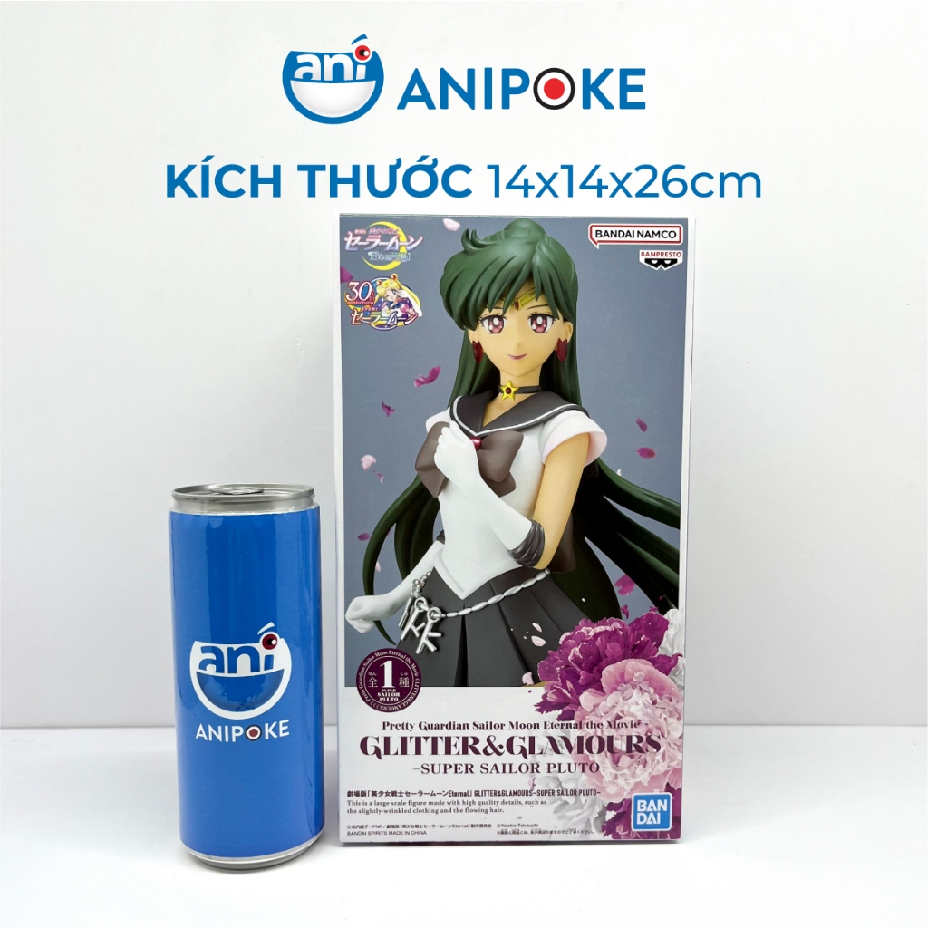 Mô hình Super Sailor Pluto Glitters and glamous Thủy Thủ Sao Diêm VươngNew, full seal  Bandai, hàng nội địa Nhật F44-3