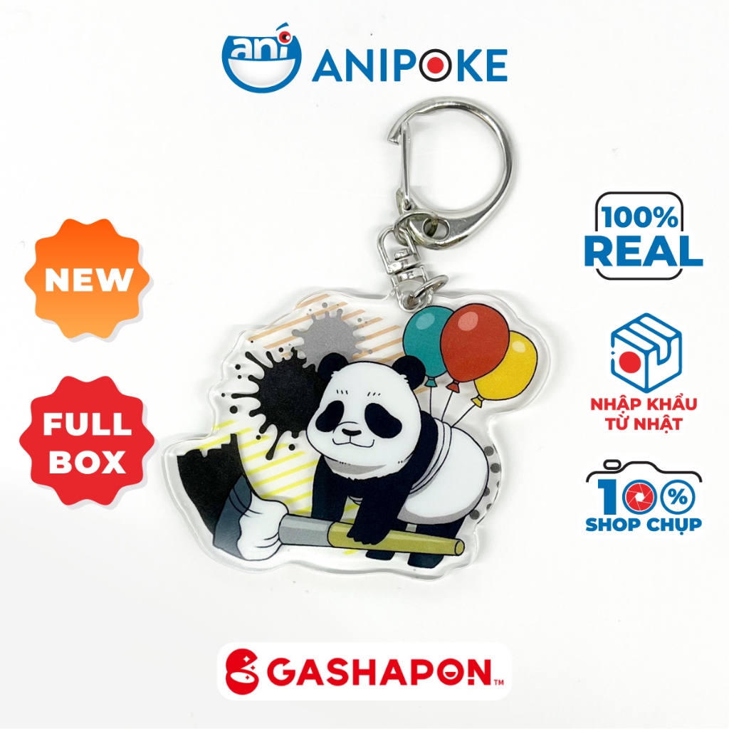 Trứng Gashapon Móc khóa Acrylic Gojo Toge Maki Set 3 chính hãng Kitan Club Mới full hộp tròn nhựa (trứng) nhập từ Nhật.