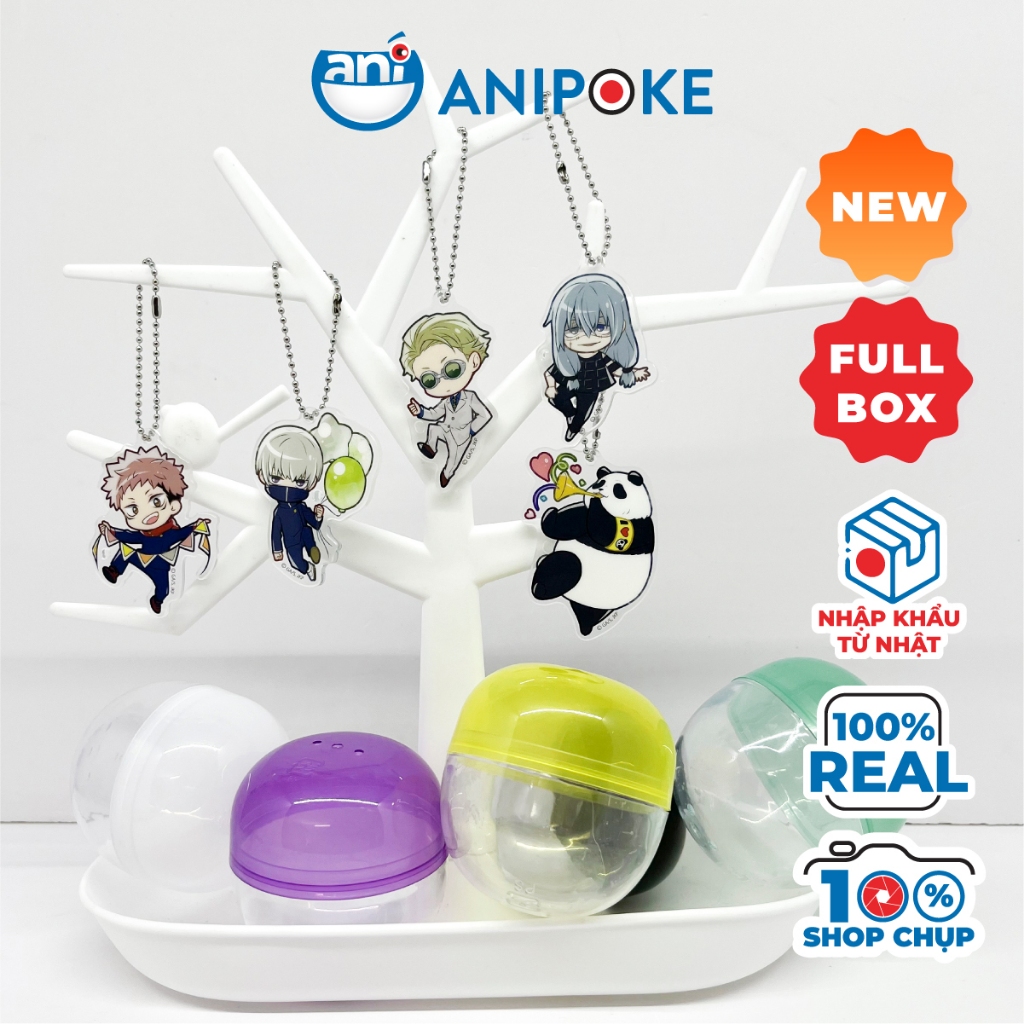 Trứng Gashapon Móc khóa Acrylic Nanami Yuji Mahito  Set 4 chính hãng Kitan Club Mới full hộp tròn nhựa (trứng) nhập Nhật