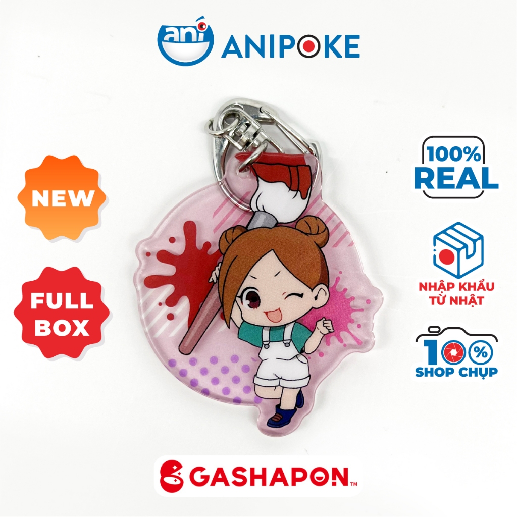 Trứng Gashapon Móc khóa Acrylic Gojo Toge Maki Set 3 chính hãng Kitan Club Mới full hộp tròn nhựa (trứng) nhập từ Nhật.