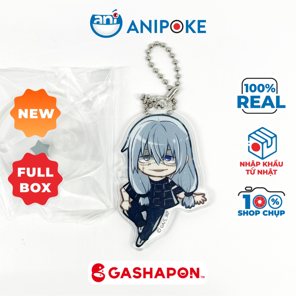 Trứng Gashapon Móc khóa Acrylic Nanami Yuji Mahito  Set 4 chính hãng Kitan Club Mới full hộp tròn nhựa (trứng) nhập Nhật