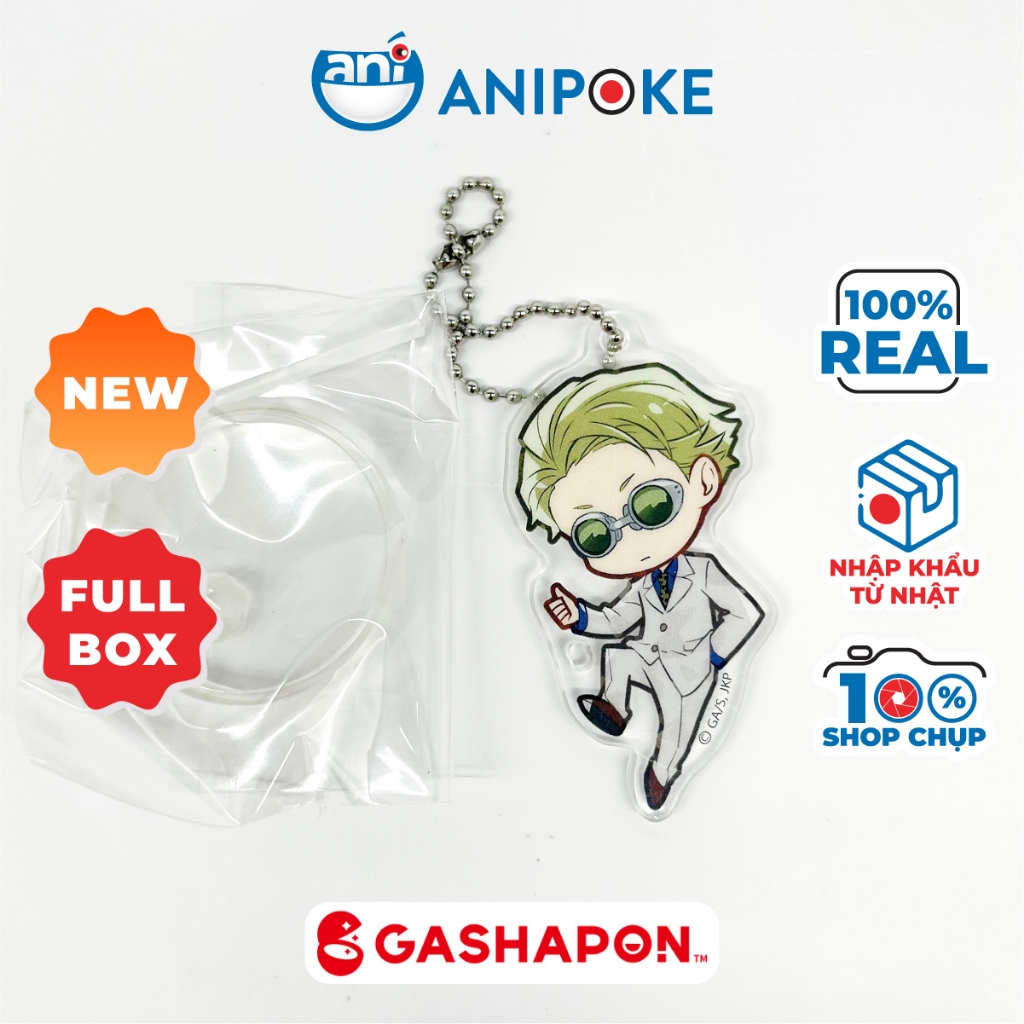 Trứng Gashapon Móc khóa Acrylic Nanami Yuji Mahito  Set 4 chính hãng Kitan Club Mới full hộp tròn nhựa (trứng) nhập Nhật