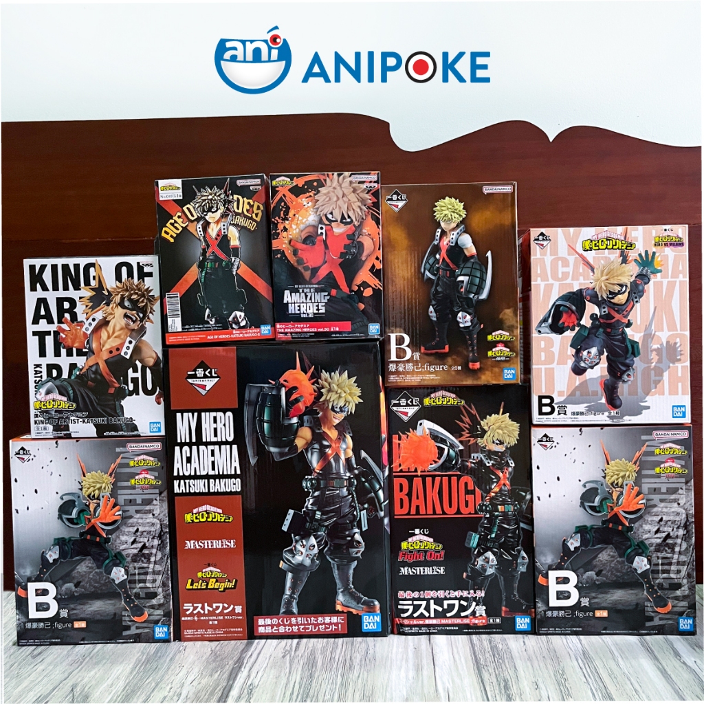 Mô hình Bakugo Let's Begin Last One Box to, Ichiban Kuji chính hãng Bandai, Nhập từ Nhật  F51-08