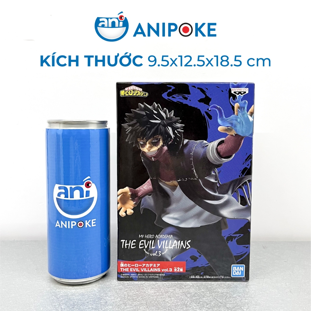 Mô hình Dabi the evil villains vol 3 My Heroes Academia chính hãng Bandai, Nhập từ Nhật  F51-17
