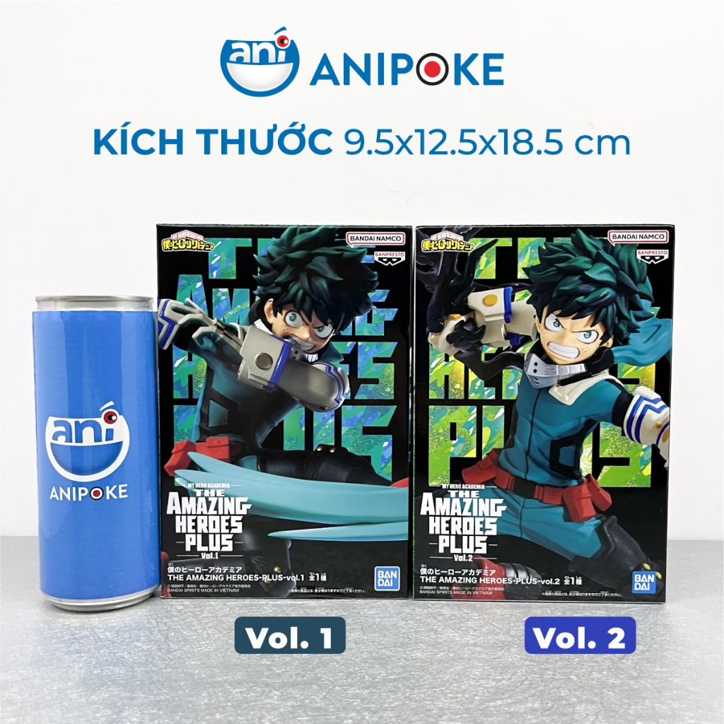 Mô hình Izuku Midoriya Deku Amazing Heroes plus Vol 1, Vol 2 My Heroes Academia chính hãng Nhập từ Nhật