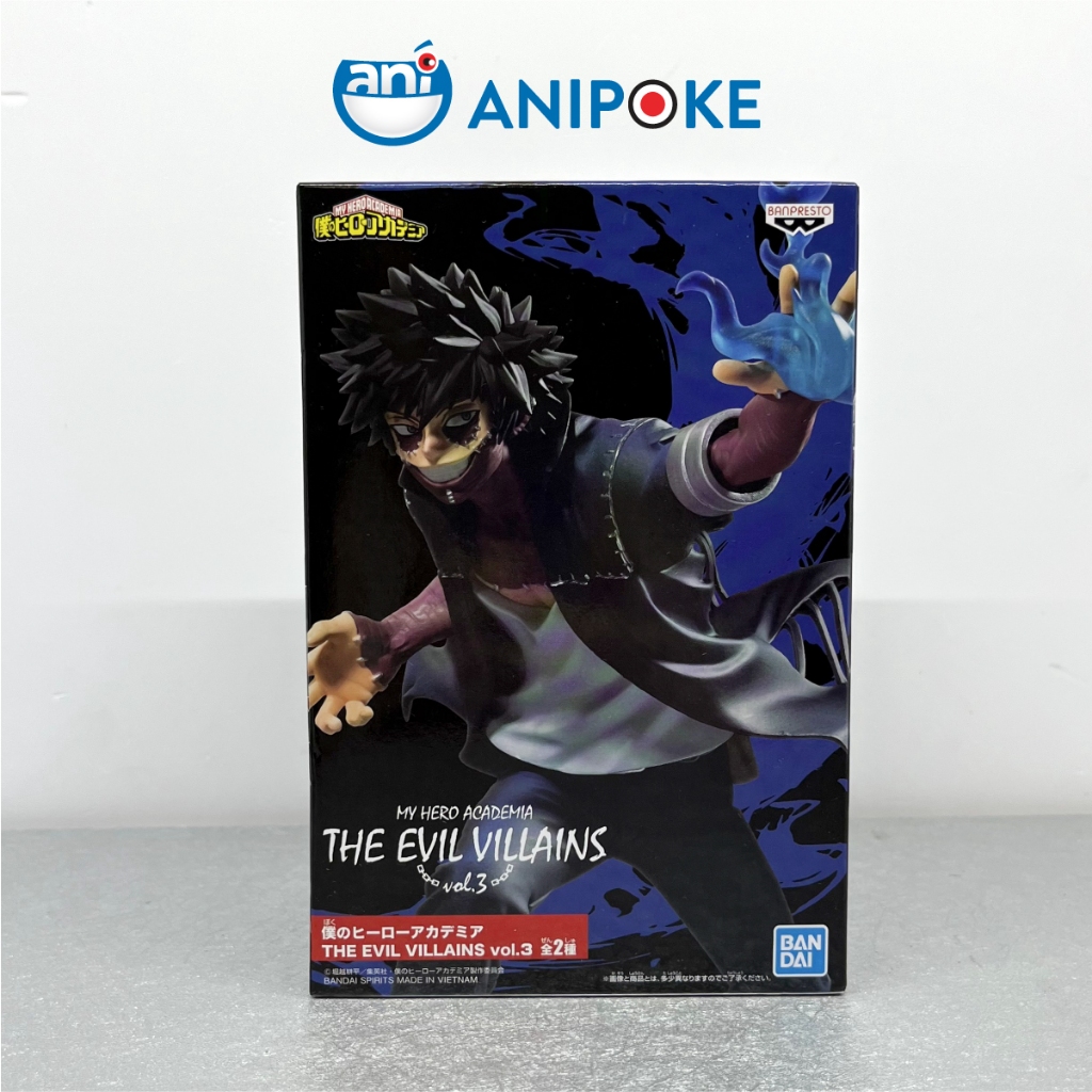Mô hình Dabi the evil villains vol 3 My Heroes Academia chính hãng Bandai, Nhập từ Nhật  F51-17