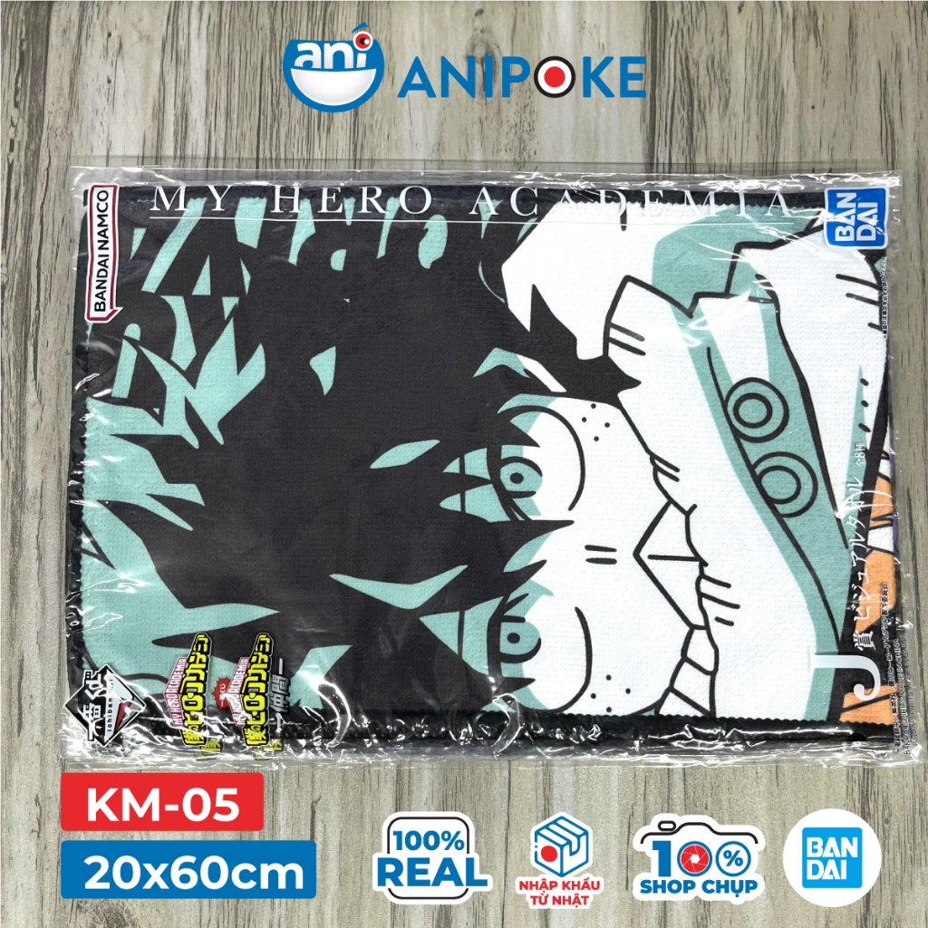 Khăn deku Hawks shoto dabi erase size M 20x60 My Hero Academia chính hãng nhập trực tiếp từ Nhật