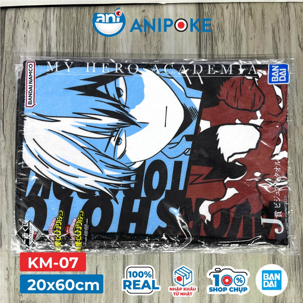 Khăn deku Hawks shoto dabi erase size M 20x60 My Hero Academia chính hãng nhập trực tiếp từ Nhật