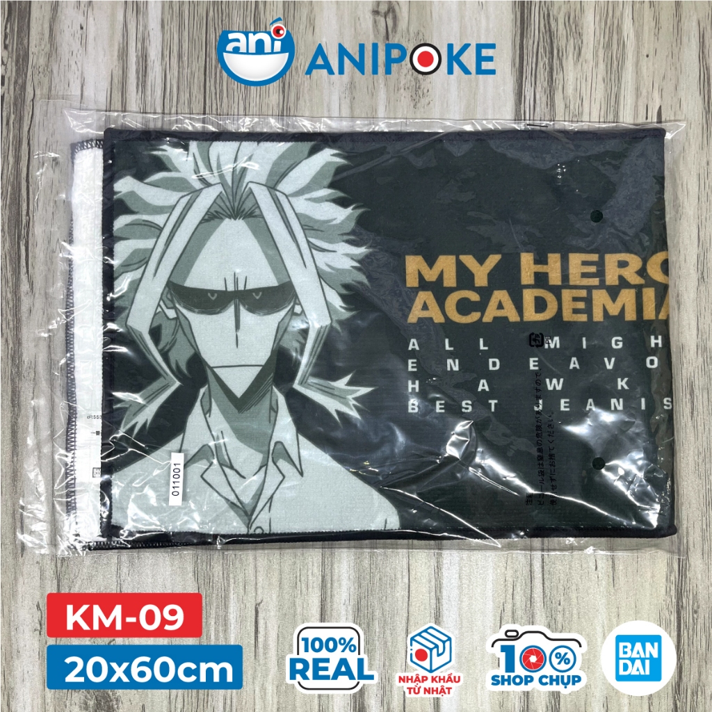Khăn deku Hawks shoto dabi erase size M 20x60 My Hero Academia chính hãng nhập trực tiếp từ Nhật