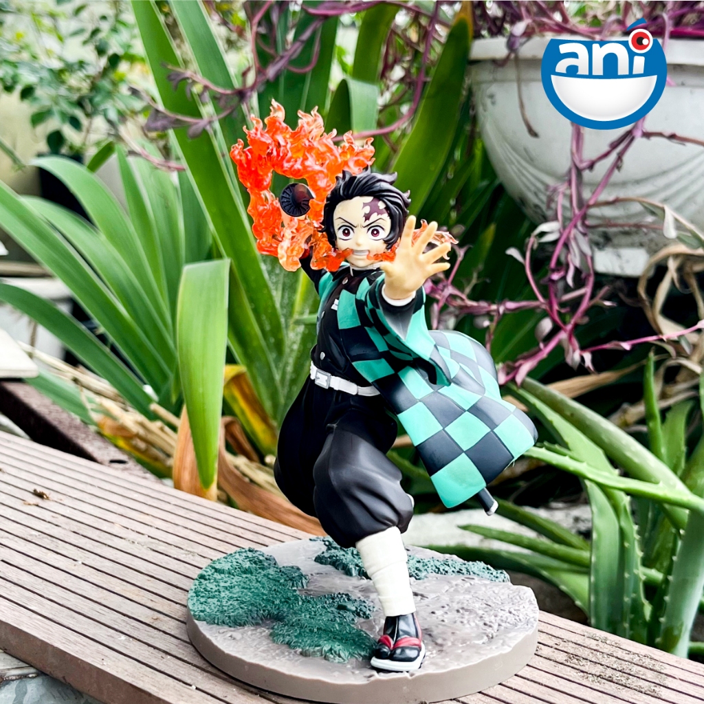 Mô hình Tanjiro hơi thở mặt trời  EXceed Creative figure - Kimetsu no yaiba chính hãng (Nhập từ Nhật Full box)