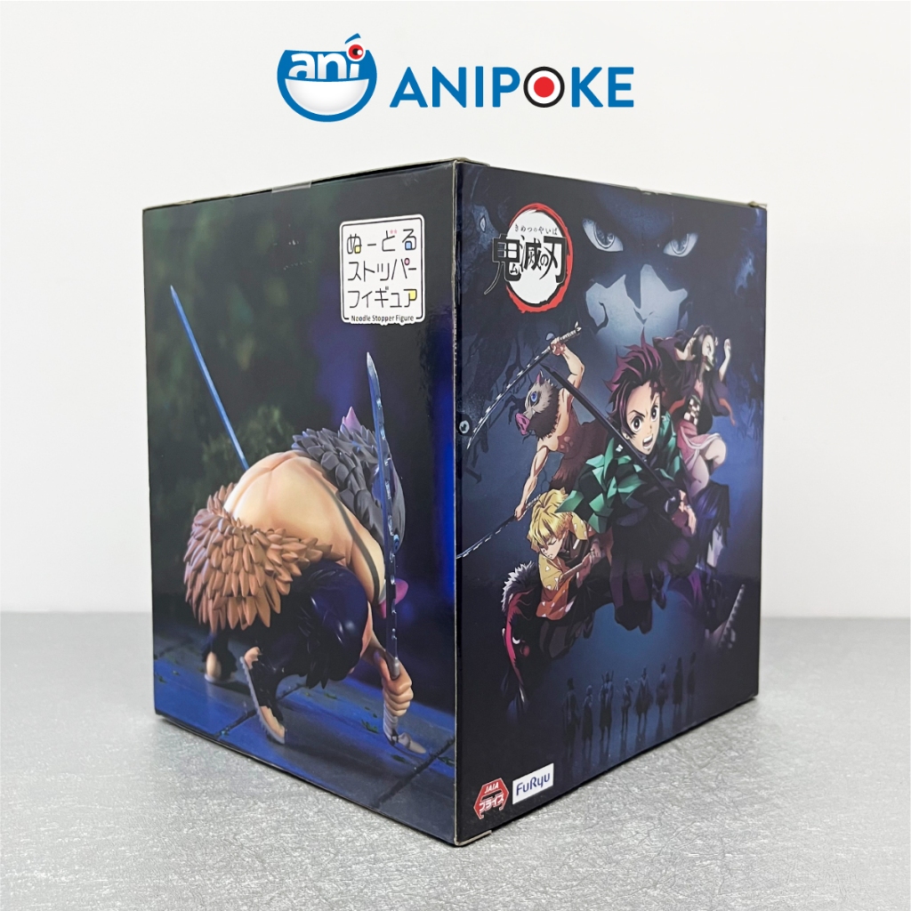 Mô hình Inosuke tấn công (box df) , Kimetsu no yaiba noodle stopper , Chính hãng  Furyu, Nhập từ Nhật Full box  F46-03
