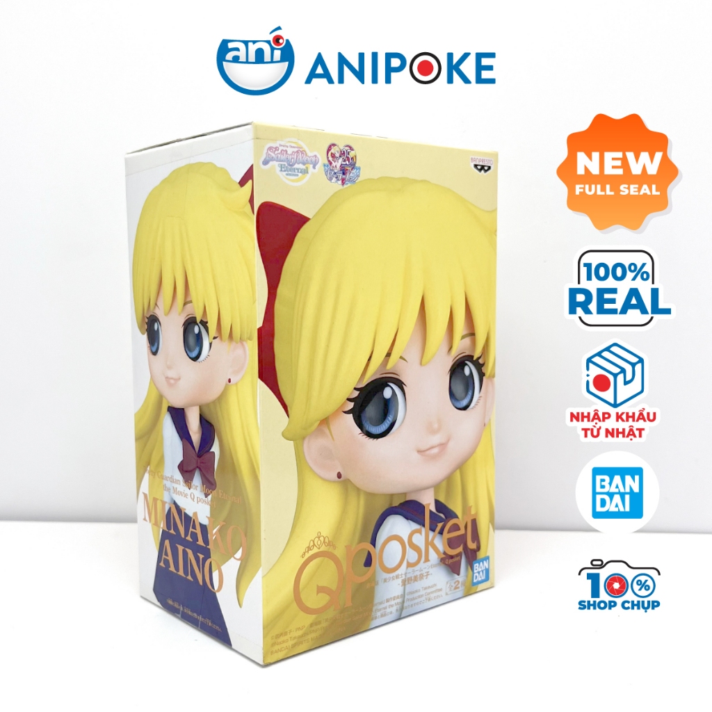 Mô hình Qposket Minako Sailor Venus Thuỷ thủ sao Kim Full seal chính hãng nhập trực tiếp nguồn Nhật