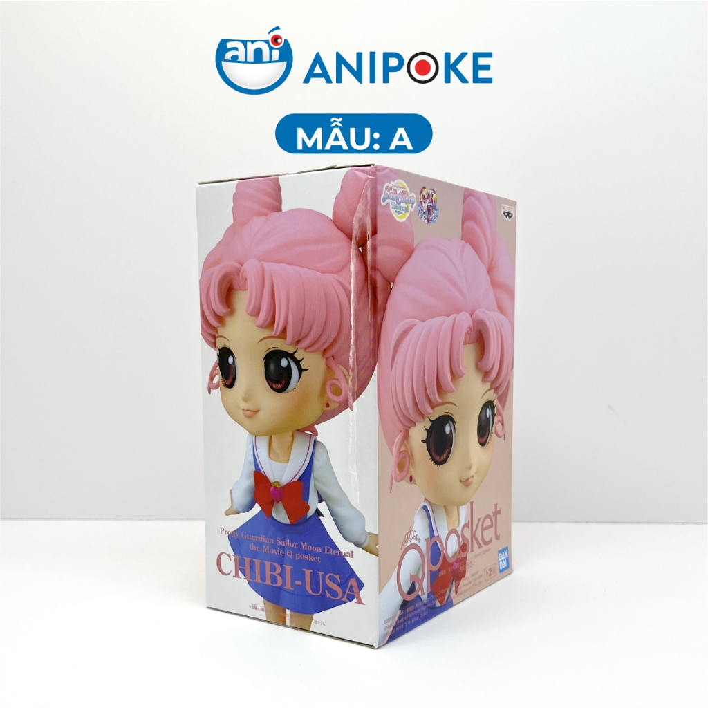 Mô hình Qposket Chibi Usa Sailor Moon Thuỷ thủ mặt trăng Full seal chính hãng nhập trực tiếp nguồn Nhật