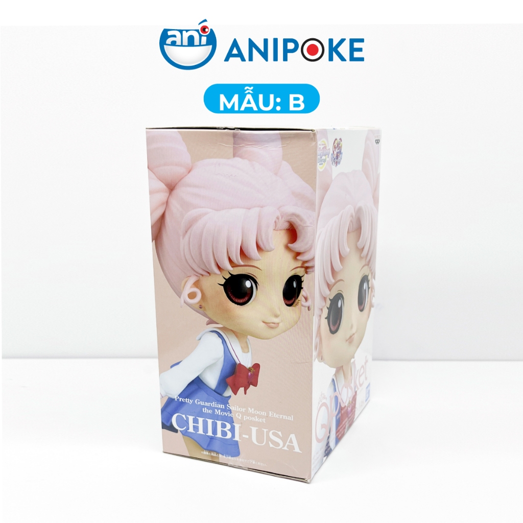 Mô hình Qposket Chibi Usa Sailor Moon Thuỷ thủ mặt trăng Full seal chính hãng nhập trực tiếp nguồn Nhật