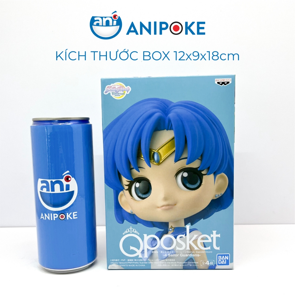 Mô hình Qposket Super Sailor Mercury thủy thủ Sao Thủy Full seal chính hãng  nhập trực tiếp nguồn Nhật f19-05
