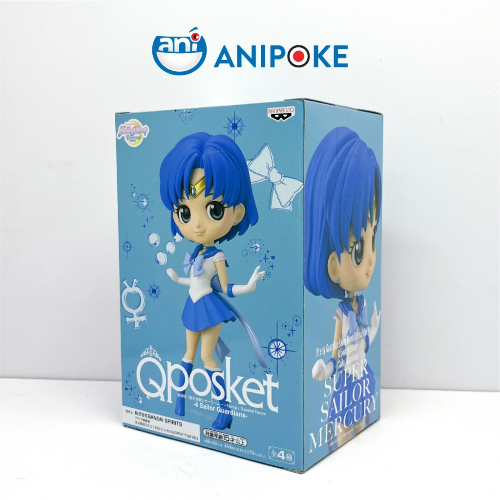 Mô hình Qposket Super Sailor Mercury thủy thủ Sao Thủy Full seal chính hãng  nhập trực tiếp nguồn Nhật f19-05