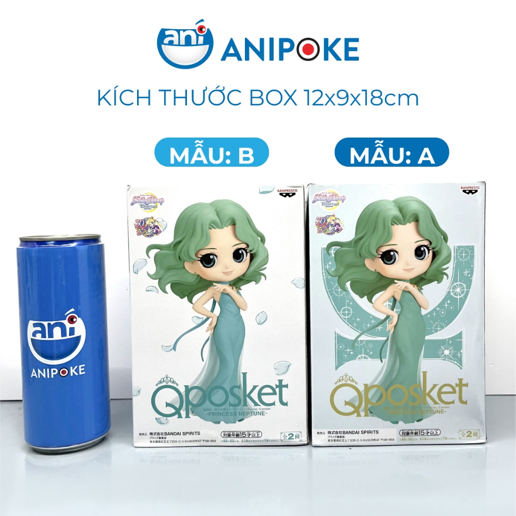 Mô hình Công chúa sao Hải Vương Sailor Neptune, full box Qposket hàng nội địa Nhật