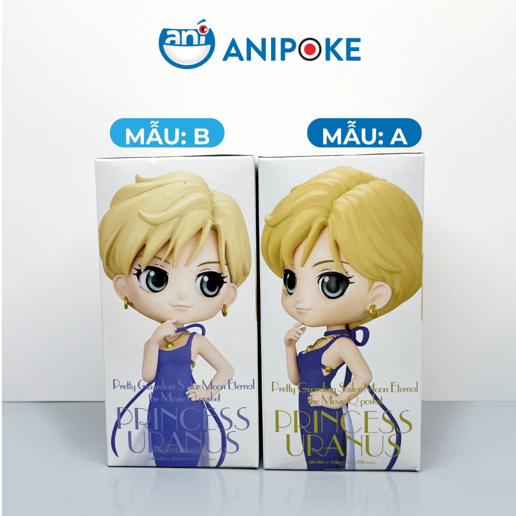 Mô hình Công chúa sao Thiên Vương Sailor Uranus, full box Qposket B hàng nội địa Nhật
