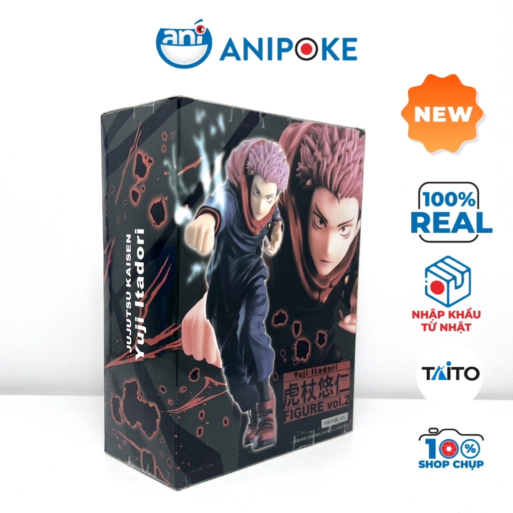 Mô hình Yuji Itadori Hắc Thiểm Figure vol 2 Jujutsu Kaisen, chính hãng ...