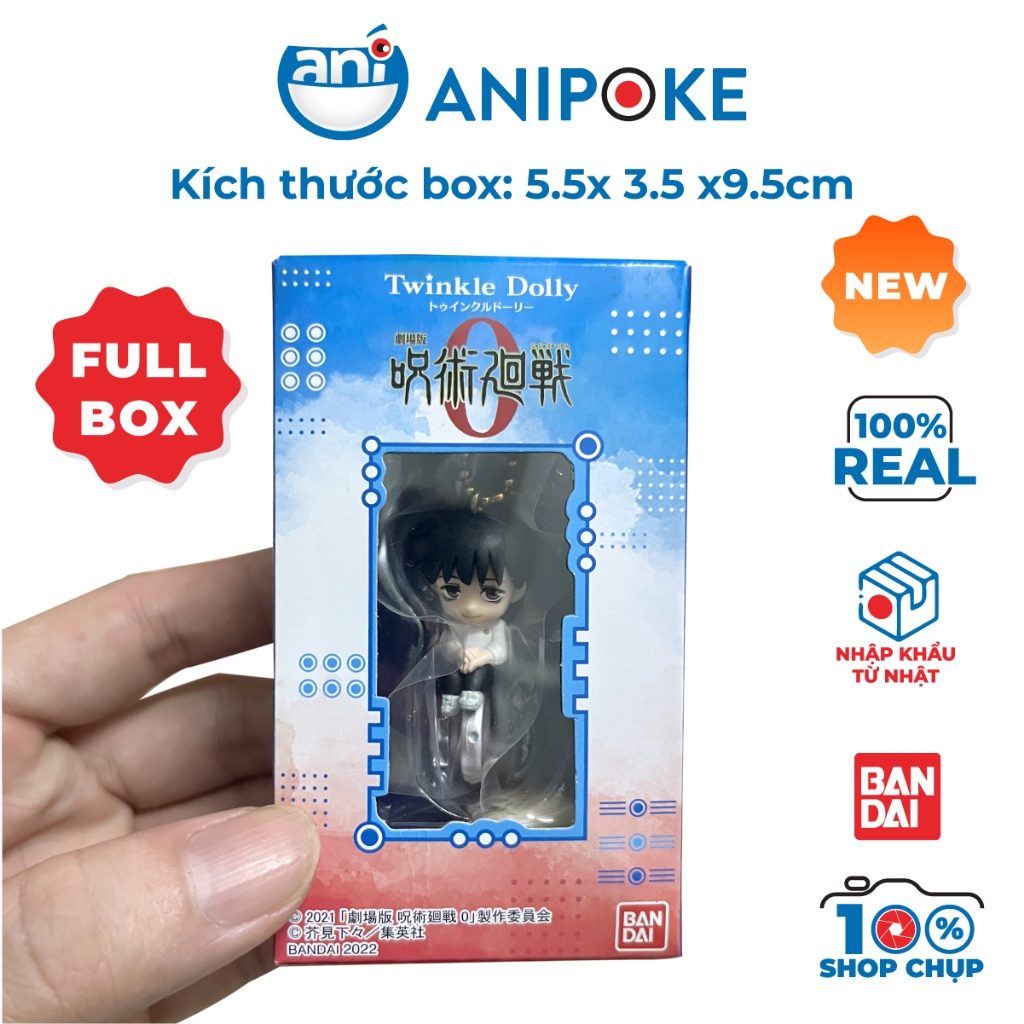 Móc khóa Twinkle Dolly Cao chuyên chú thuật năm 2 Gojo Yuta Maki Toge Panda movie 0 chính hãng Bandai, Nhập từ Nhật