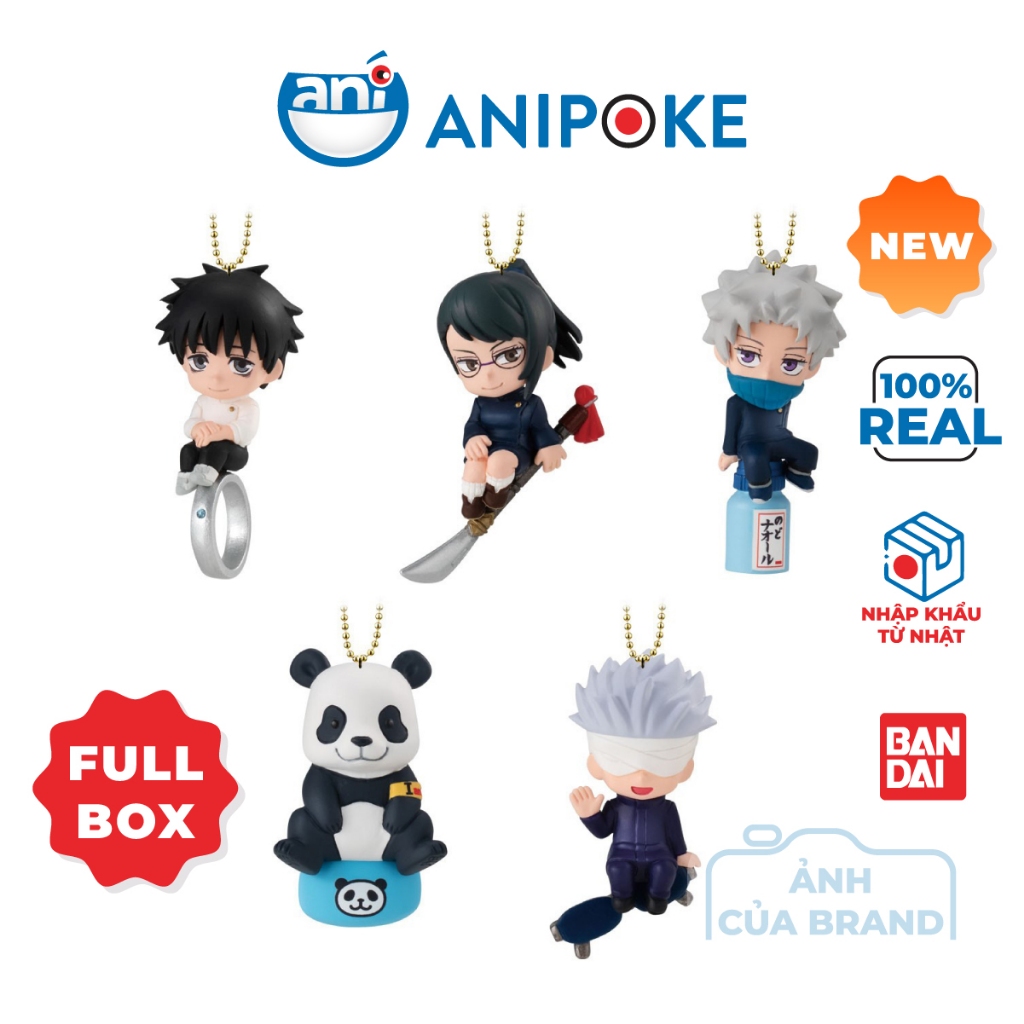 Móc khóa Twinkle Dolly Cao chuyên chú thuật năm 2 Gojo Yuta Maki Toge Panda movie 0 chính hãng Bandai, Nhập từ Nhật