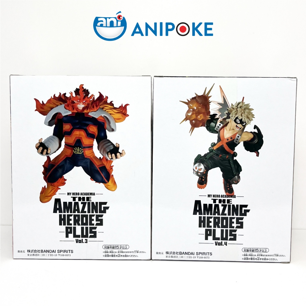 Mô hình Endeavor MHA vol.3 Amazing heroes Plus chính hãng Bandai, Nguồn Nội địa Nhật