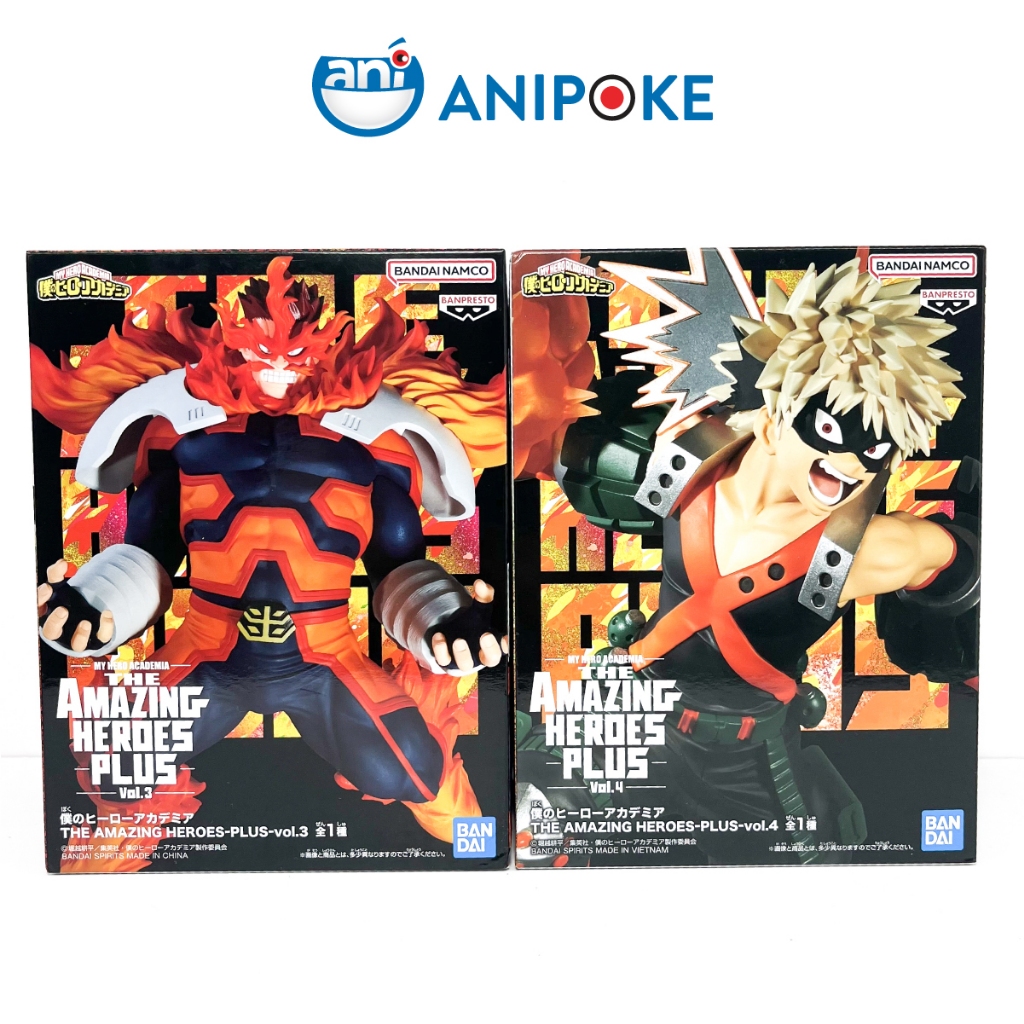 Mô hình Endeavor MHA vol.3 Amazing heroes Plus chính hãng Bandai, Nguồn Nội địa Nhật