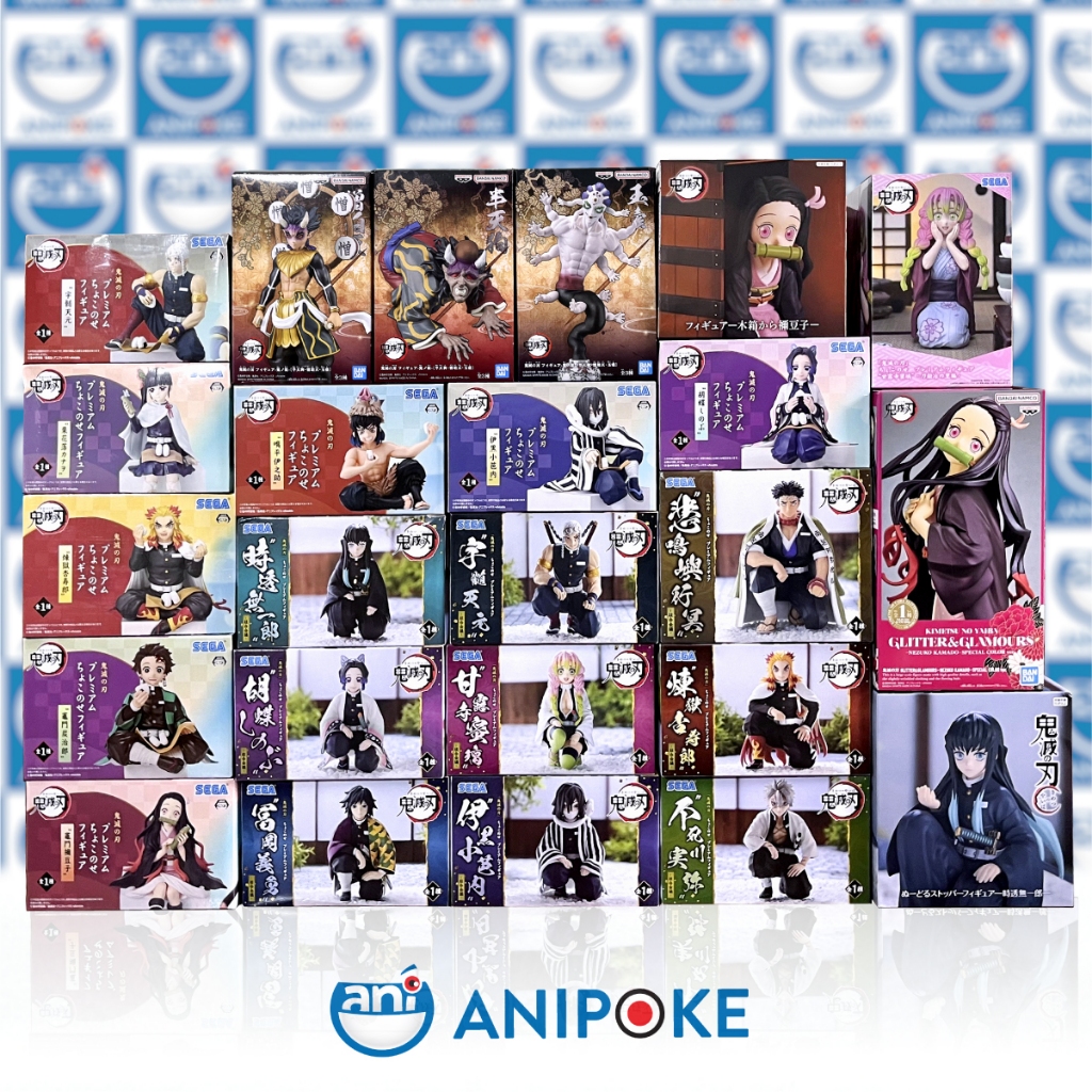 Mô hình Tanjiro  ăn cơm nắm Kimetsu no yaiba Thanh gươm diệt quỷ chính hãng (Nhập từ Nhật Full box) F9-F