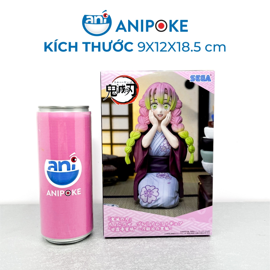 Mô hình Luyến trụ Mitsuri mặc Kimono ngồi làng thợ rèn Kimetsu no yaiba chính hãng Sega, (Nhập từ Nhật Full box) F60-10