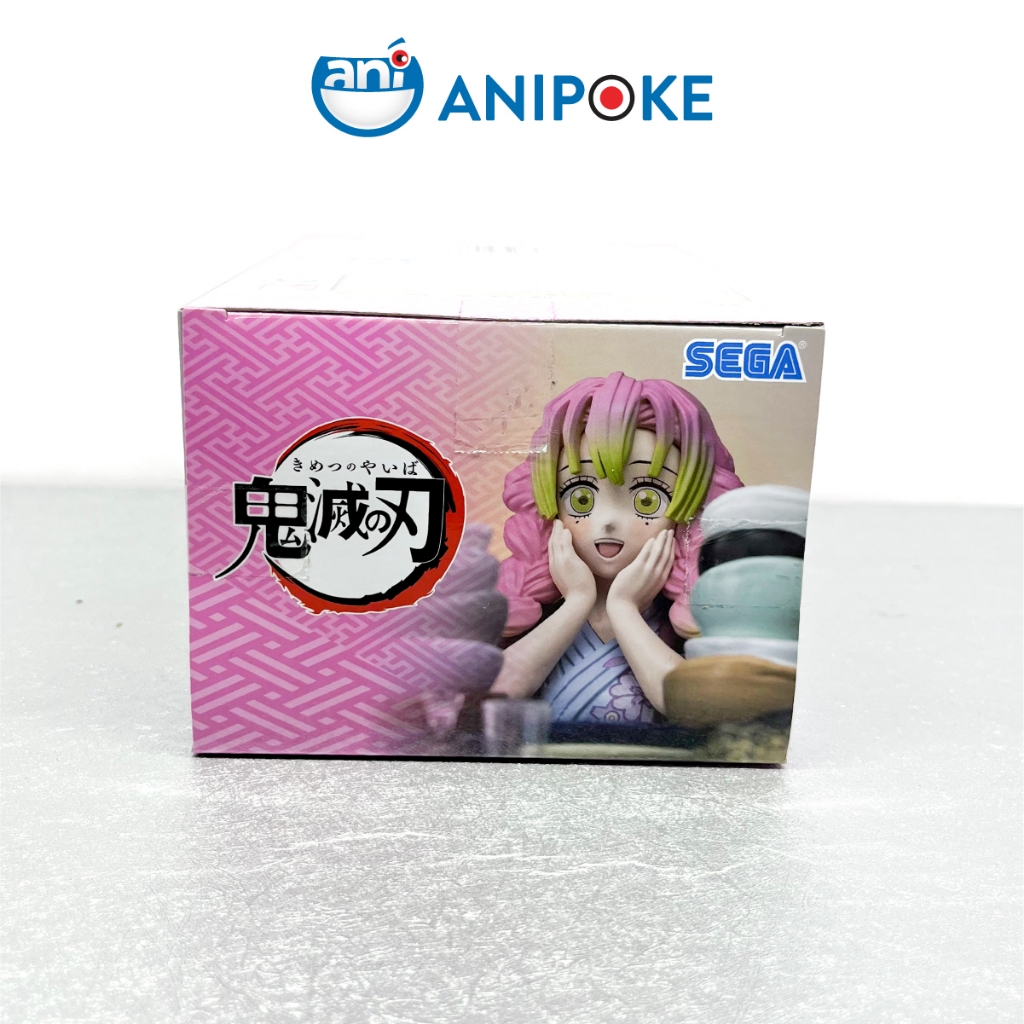 Mô hình Luyến trụ Mitsuri mặc Kimono ngồi làng thợ rèn Kimetsu no yaiba chính hãng Sega, (Nhập từ Nhật Full box) F60-10