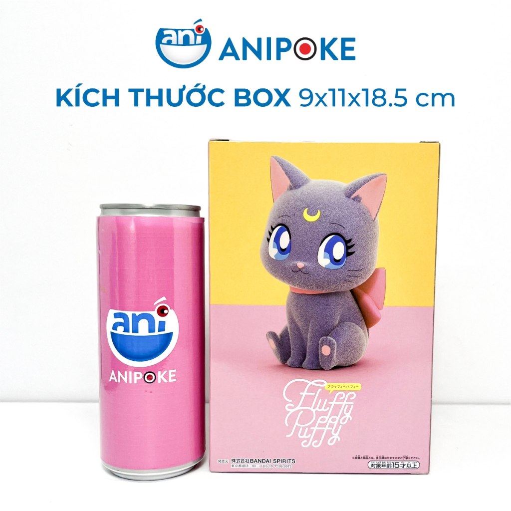 Mô hình Mèo Luna Artemis ngồi Luffy Buffy vol 2 Sailor Moon Cosmos, Mới - Nguyên seal,Bandai, hàng nội địa Nhật