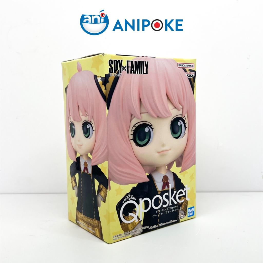 Mô hình Anya Foger vol 3 A Qposket Chính hãng Bandai spy x family, (Nhập từ Nhật Full box) f63-22